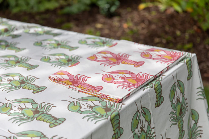 Big Lobster Table Cloth - Sunset