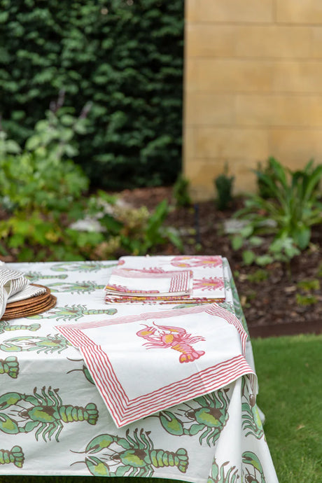 Big Lobster Napkins - Sunset (Set of 4)