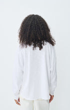 Load image into Gallery viewer, Sanoma Long Sleeve V-neck T-shirt- White
