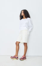 Load image into Gallery viewer, Sanoma Long Sleeve V-neck T-shirt- White