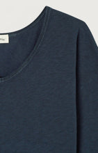 Load image into Gallery viewer, Son Long Sleeve V-neck T-shirt- Navy