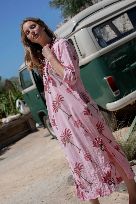 Los Cabos Maxi Dress - Hibiscus