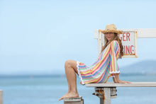 Load image into Gallery viewer, Cabana Dress Midi - White Multi