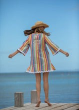 Load image into Gallery viewer, Cabana Dress Midi - White Multi