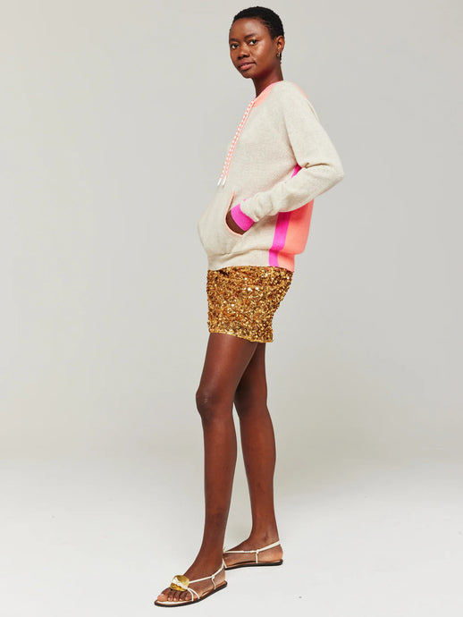 Colour Pop Cashmere Hoodie - Cygnet
