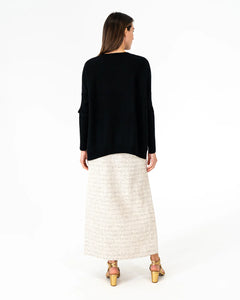 Sadie Crew Neck Knit - Black