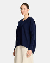 Load image into Gallery viewer, Sadie Crew Neck Knit - Navy