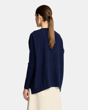 Load image into Gallery viewer, Sadie Crew Neck Knit - Navy