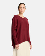 Load image into Gallery viewer, Sadie Crew Neck Knit - Pinot