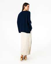 Load image into Gallery viewer, Sadie Crew Neck Knit - Navy
