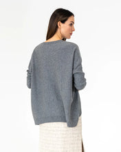 Load image into Gallery viewer, Sadie Crew Neck Knit - Terrier Grey