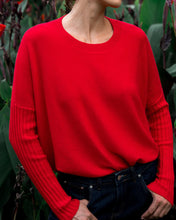 Load image into Gallery viewer, Sadie Crew Neck Knit - Rough Red