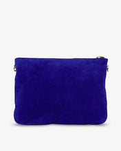 Load image into Gallery viewer, Samantha Crossbody - Cobalt Suede