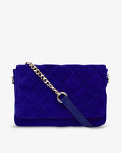 Load image into Gallery viewer, Sarah Crossbody - Cobalt Suede