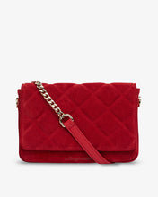 Load image into Gallery viewer, Sarah Crossbody - Red Suede