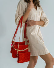 Load image into Gallery viewer, Sarah Crossbody - Red Suede