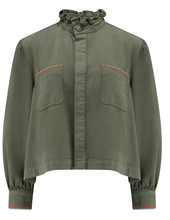 Load image into Gallery viewer, Ziggy Cropped Jacket - Khaki