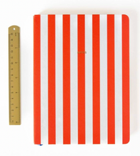 Load image into Gallery viewer, A5 Notebook - Stripes Orange