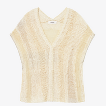 Load image into Gallery viewer, Rustic Sleeveless Sweater - Ecru