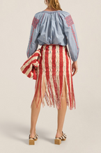 Load image into Gallery viewer, Helle Blouse – Blue Chambray