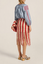 Load image into Gallery viewer, Helle Blouse – Blue Chambray