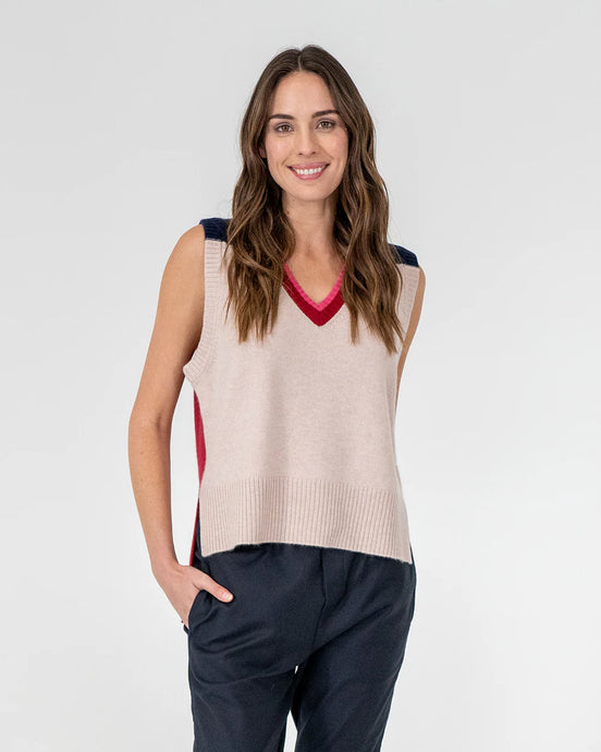 Sevilla Vest - Blush Multi