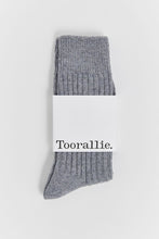 Load image into Gallery viewer, Ribbed Merino Socks - Grey
