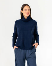 Load image into Gallery viewer, Sinead Roll Neck Knit - Navy