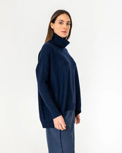 Load image into Gallery viewer, Sinead Roll Neck Knit - Navy