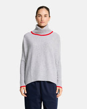 Load image into Gallery viewer, Sinead Roll Neck Knit - Marle w/ Rough Trim
