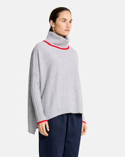 Load image into Gallery viewer, Sinead Roll Neck Knit - Marle w/ Rough Trim