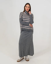 Load image into Gallery viewer, Harriet Ribbed Skirt - Charcoal