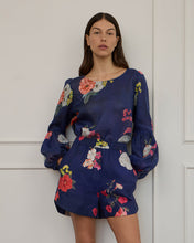 Load image into Gallery viewer, Sloan Top - Navy Vintage Floral