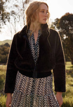 Load image into Gallery viewer, Stella Faux Fur Bomber Jacket - Sable