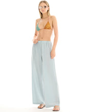 Load image into Gallery viewer, Fame Blue Lurex Pants - Pale Blue