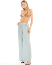 Load image into Gallery viewer, Fame Blue Lurex Pants - Pale Blue