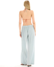 Load image into Gallery viewer, Fame Blue Lurex Pants - Pale Blue
