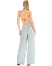 Load image into Gallery viewer, Fame Blue Lurex Pants - Pale Blue