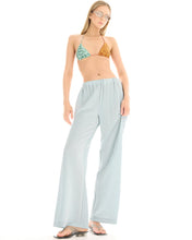 Load image into Gallery viewer, Fame Blue Lurex Pants - Pale Blue