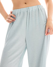 Load image into Gallery viewer, Fame Blue Lurex Pants - Pale Blue