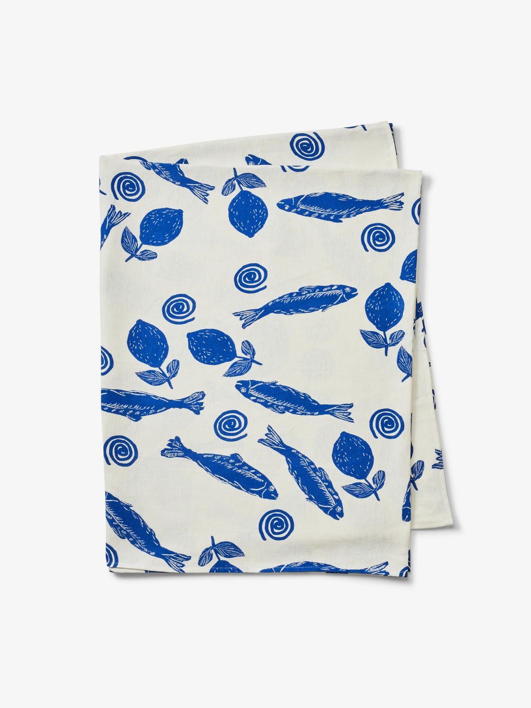 Tablecloth - Sardines Blue Linen