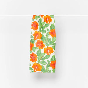 Table runner - Hibiscus Red