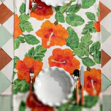 Table runner - Hibiscus Red