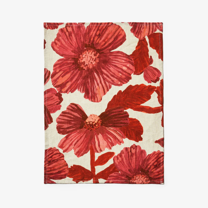 Tea Towel  - Leon cerise