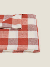 Load image into Gallery viewer, 100% Linen Tablecloth - Paprika