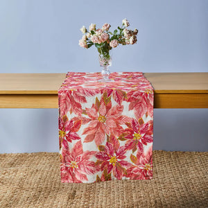 Table runner - Pointsetta Red