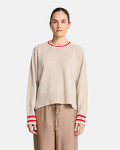 Load image into Gallery viewer, Tina Knit - Natural /Rouge