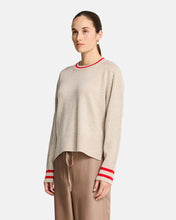 Load image into Gallery viewer, Tina Knit - Natural /Rouge