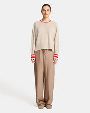 Load image into Gallery viewer, Tina Knit - Natural /Rouge