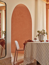 Load image into Gallery viewer, 100% Linen Tablecloth - Tobacco Stripe
